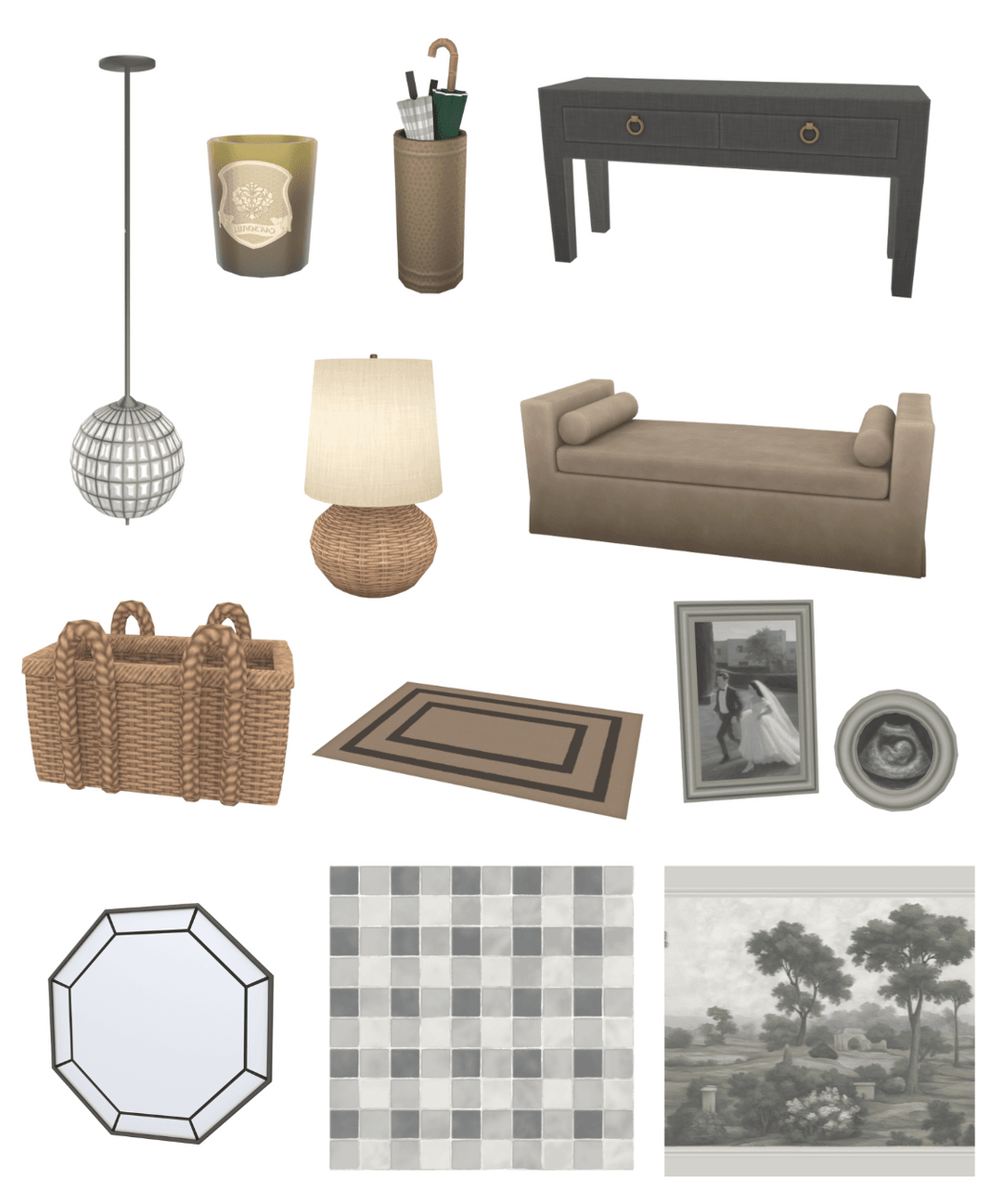 Галерея мода Набор для прихожей The Classic Reception #1